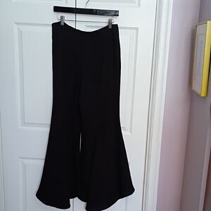 Anthropologie Black Flare Pants